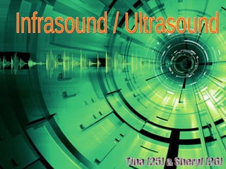 Infrasound / Ultrasound  Tina [25] & Sheryl [26] 