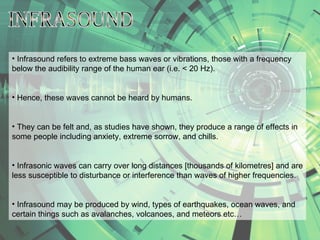 Infrasound & Ultrasound