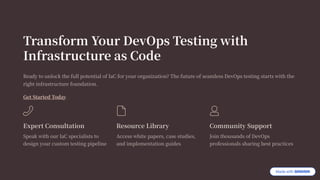 Infrastructure as Code (IaC): The Secret to Seamless DevOps Testing in ...