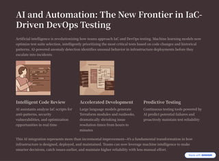Iac Devops Real Life Example Infrastructure as Code (IaC): The Secret to Seamless DevOps Testing in ...