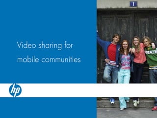 Infrastructure for mobile communities