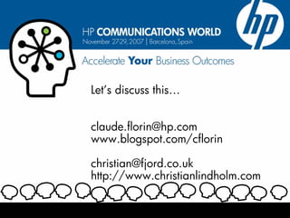 Infrastructure for mobile communities