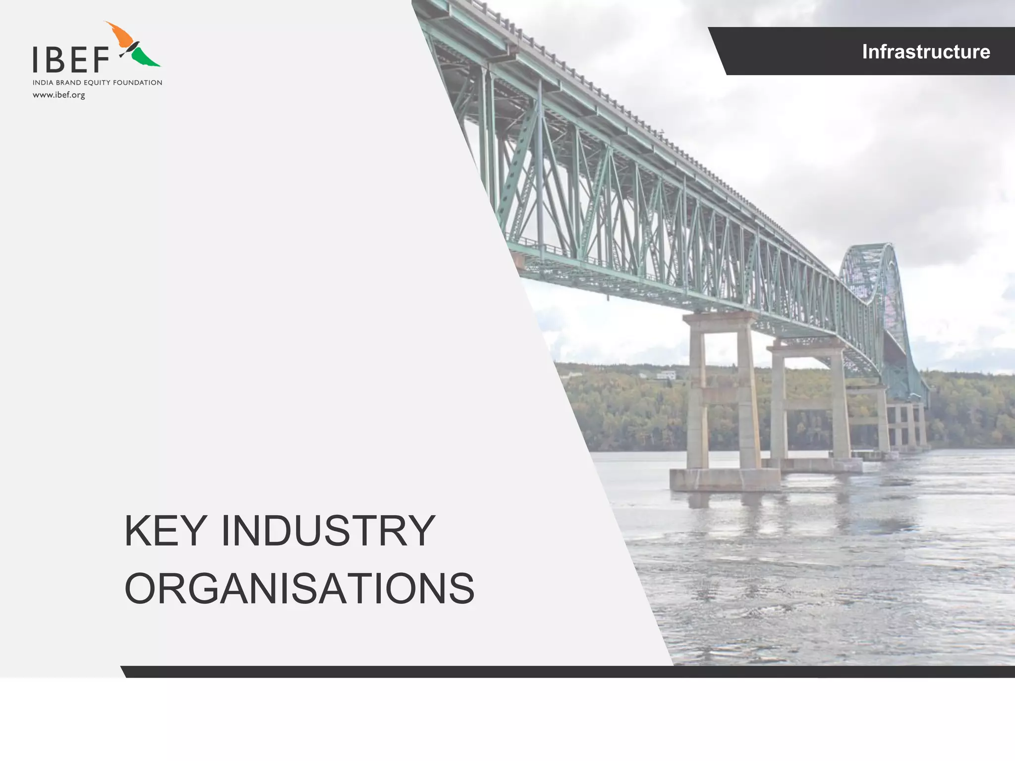 Infrastructure
KEY INDUSTRY
ORGANISATIONS
 