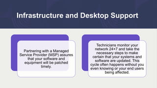 Infrastructure and Desktop Support | PPTX