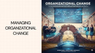 MANAGING
ORGANIZATIONAL
CHANGE
 