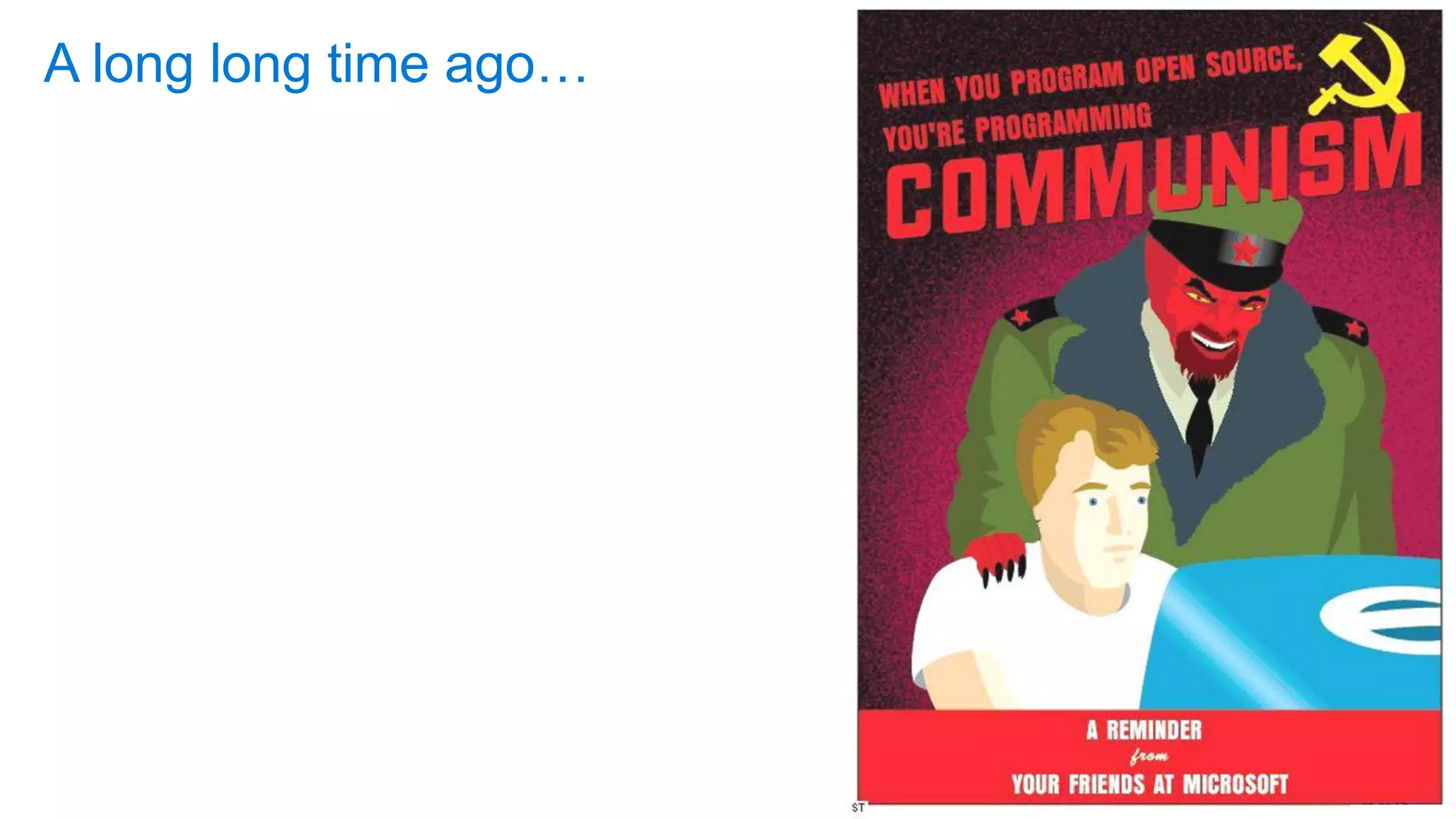 A long long time ago…
 