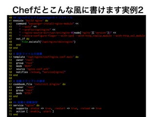 Chefだとこんな風に書けます実例2
 
