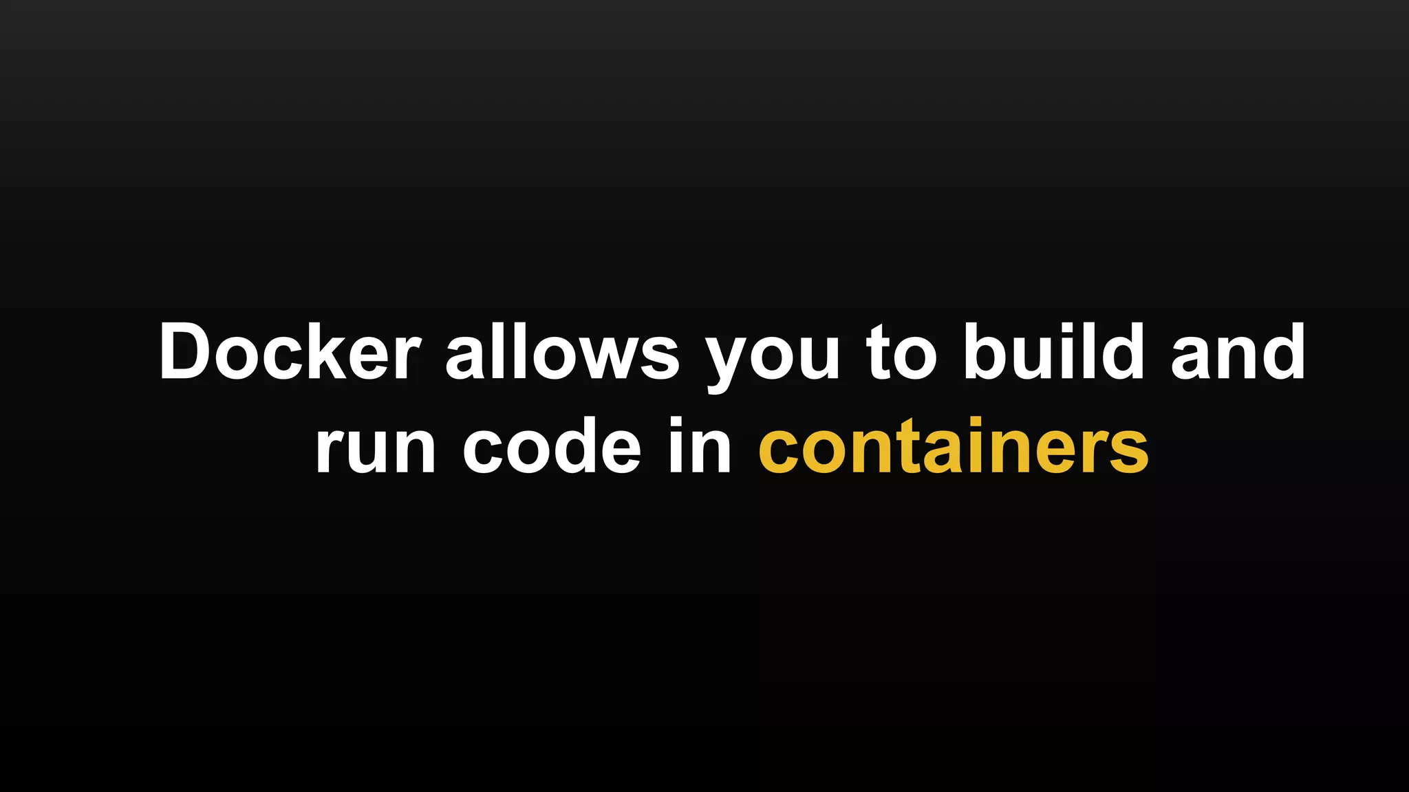 1. Docker
2. Terraform
3. ECS
4. Recap
Outline
 