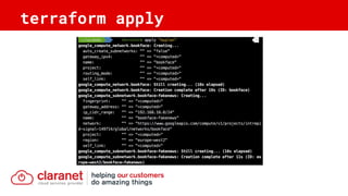 terraform apply
 