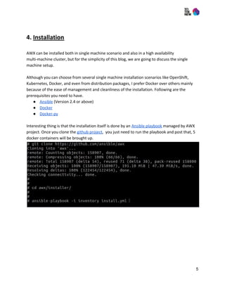 Infrastructure automation using awx ansible tower | PDF