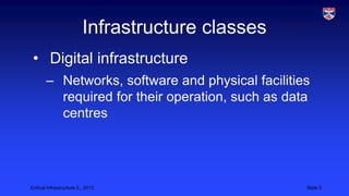Infrastructure Controls Infrastructure control | PPTX