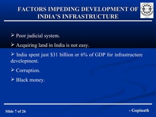 Poor Infrastructure Programming Infrastructure development - GEEB | PPT