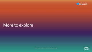 © 2020, Amazon Web Services, Inc. or its affiliates. All rights reserved.
 