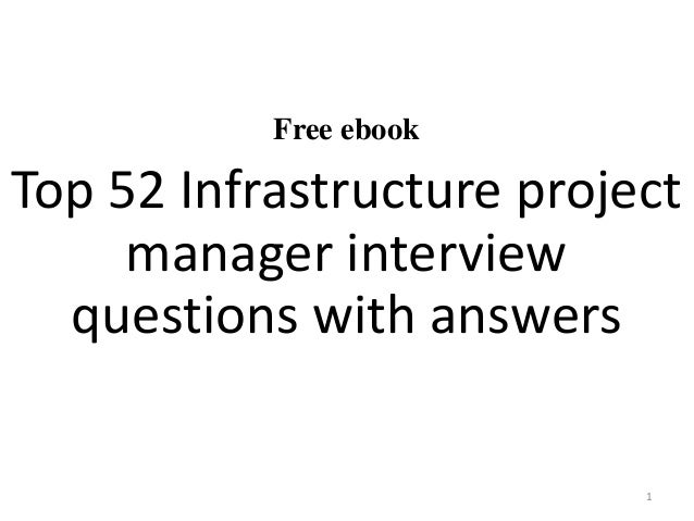 project manager interview questions and answers