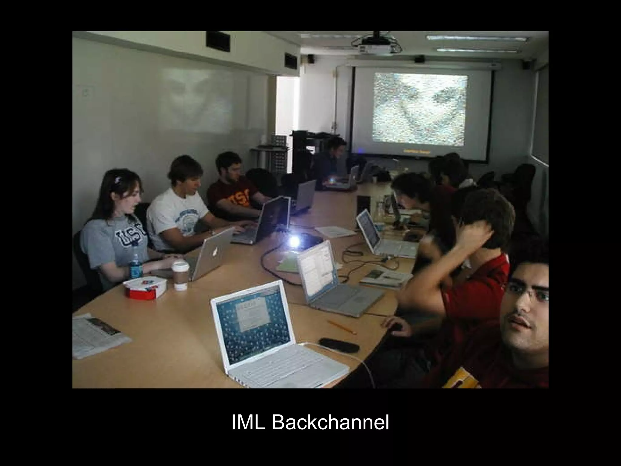 IML Backchannel IML Backchannel 