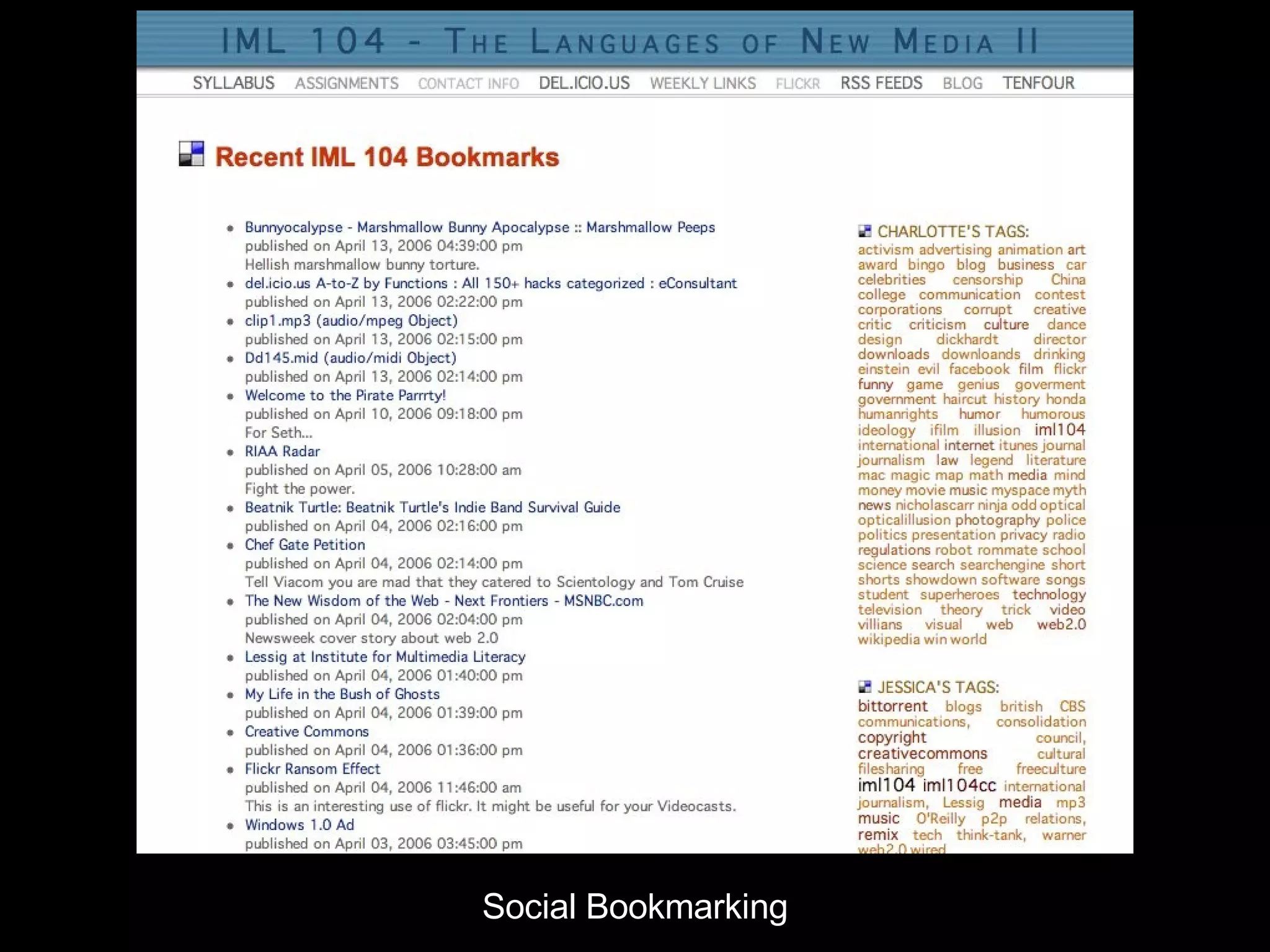Social Bookmarking 