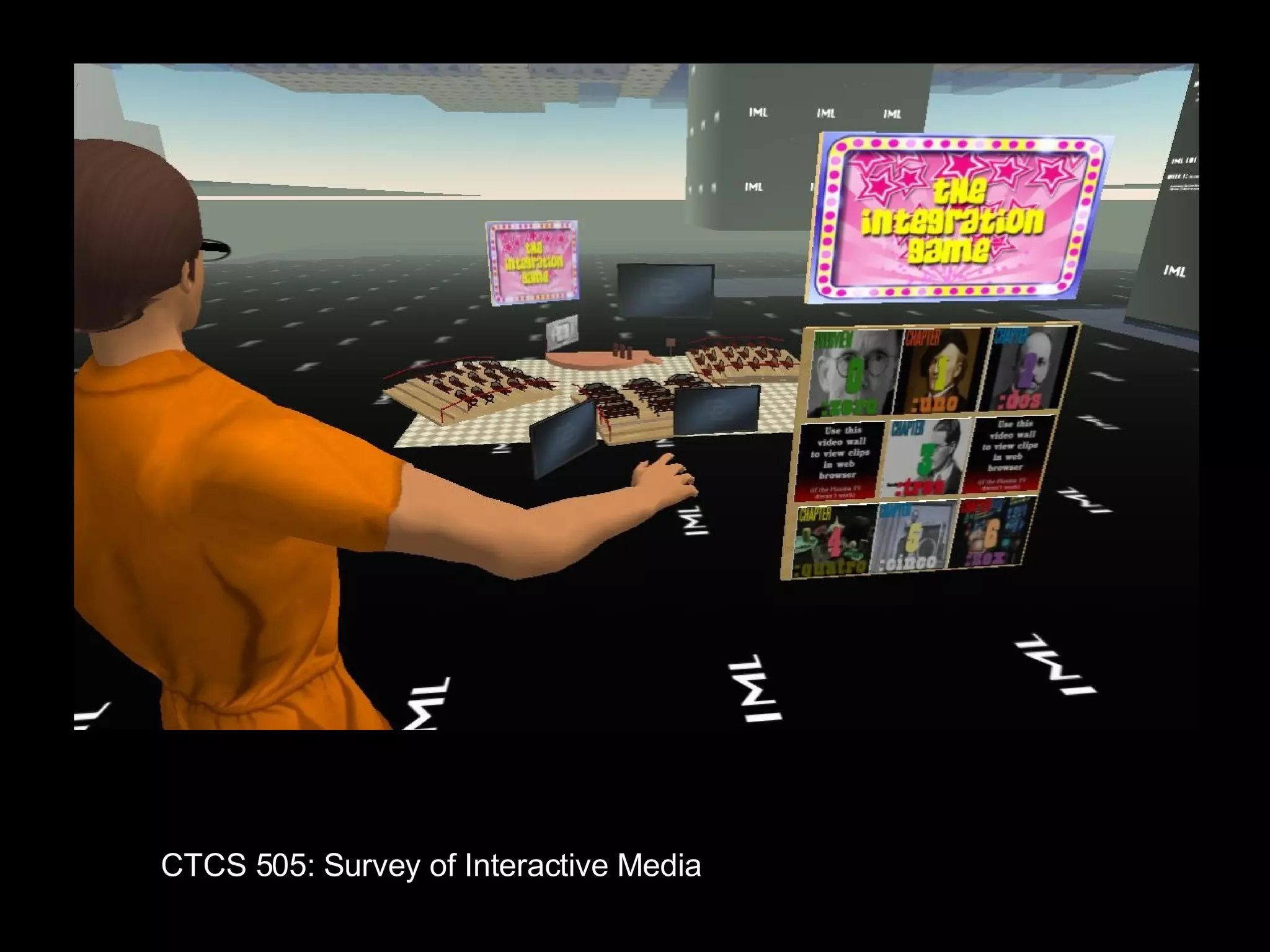 CTCS 505: Survey of Interactive Media 