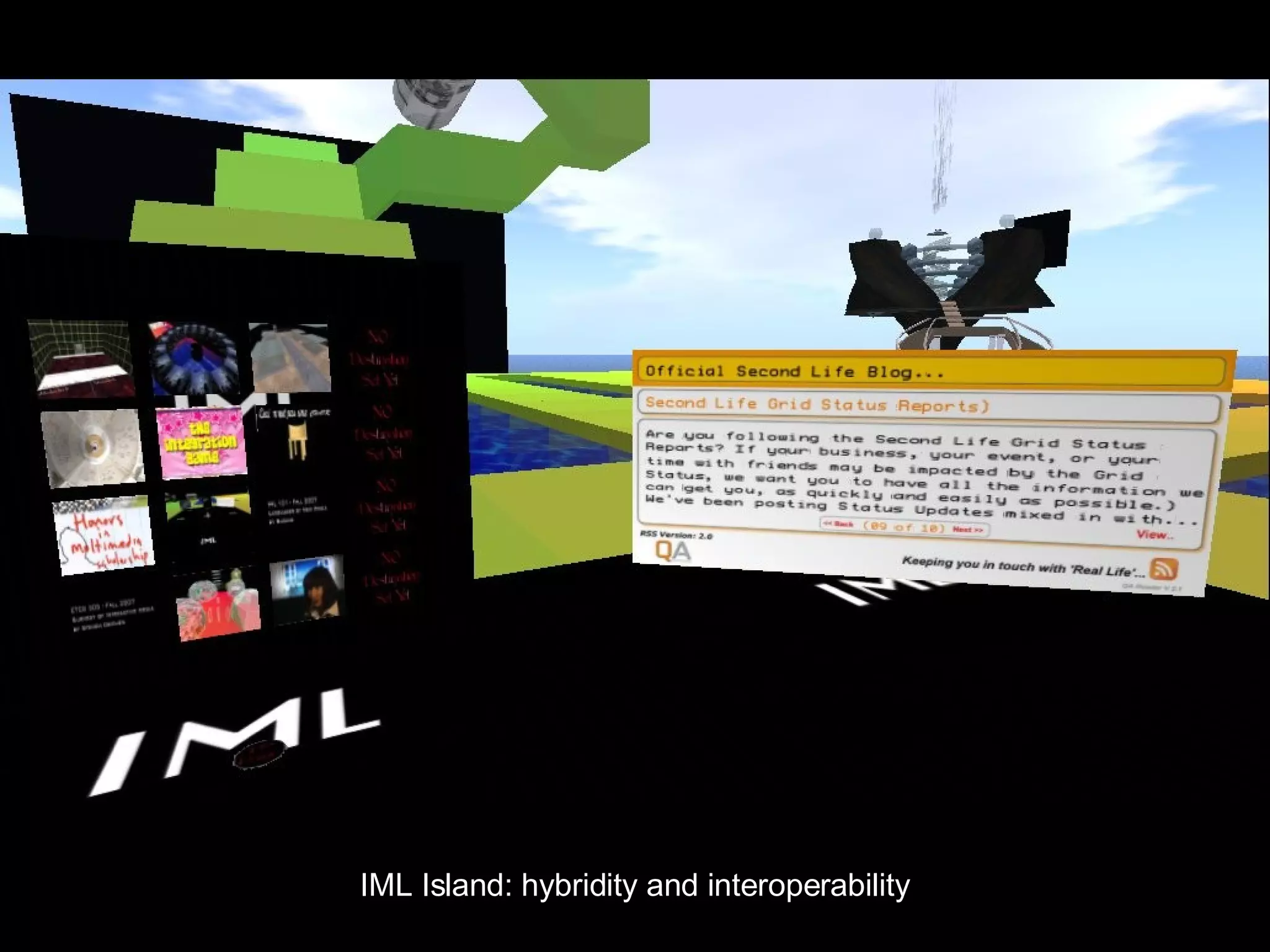 IML Island: hybridity and interoperability 
