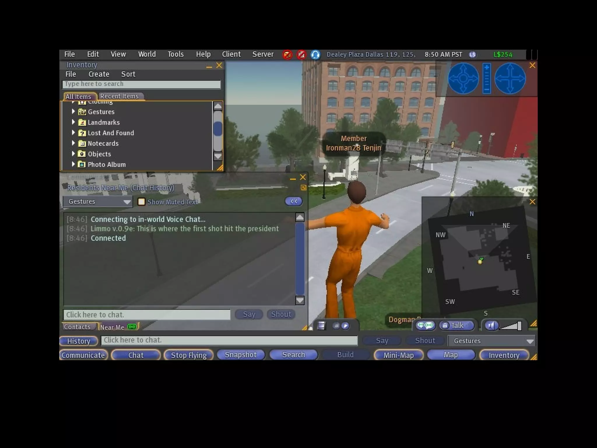 Second Life:  Information graphics 