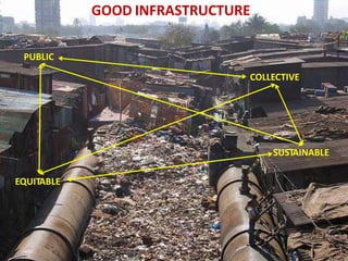 GOOD INFRASTRUCTURE
PUBLIC
COLLECTIVE
SUSTAINABLE
EQUITABLE
PUBLIC
COLLECTIVE
EQUITABLE
SUSTAINABLE
GOOD INFRASTRUCTURE
 