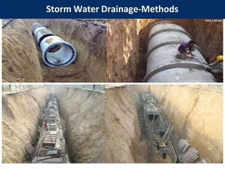 Storm Water Drainage-Methods
 