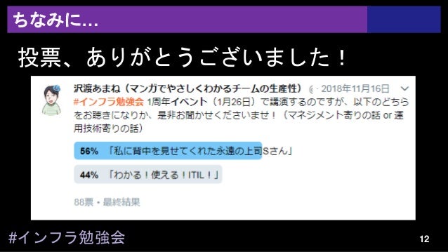 私に背中を見せてくれた永遠の上司sさん インフラ勉強会1周年記念イベント講演資料