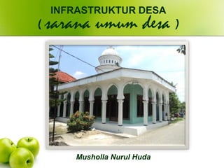 Musholla Nurul Huda
INFRASTRUKTUR DESA
( sarana umum desa )
 