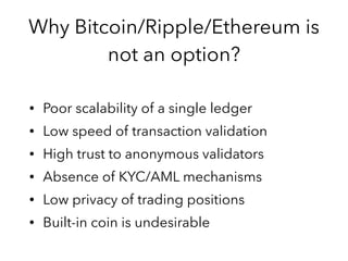 What is Infra?
Infra is software with such functionality:
- database that stores balances
- transaction engine
- decentralized exchange
- communication protocol
Current implementation is based on open-source
Stellar codebase
 