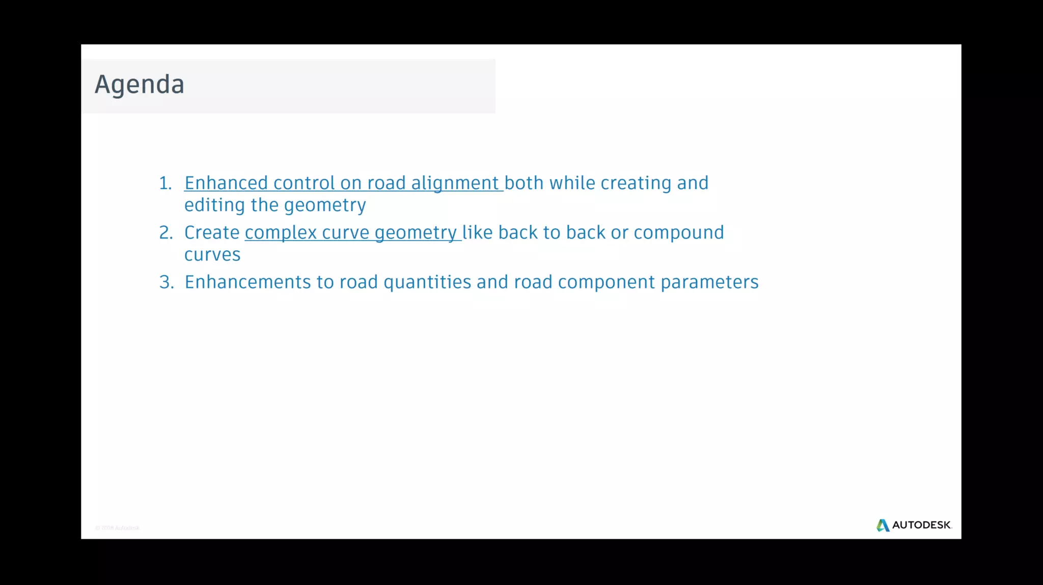 InfraWorks 2018.2 - Enhancements to road modeling and quantities