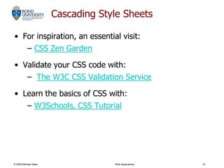 INFT132 093 05 Cascading Style Sheets | PPT
