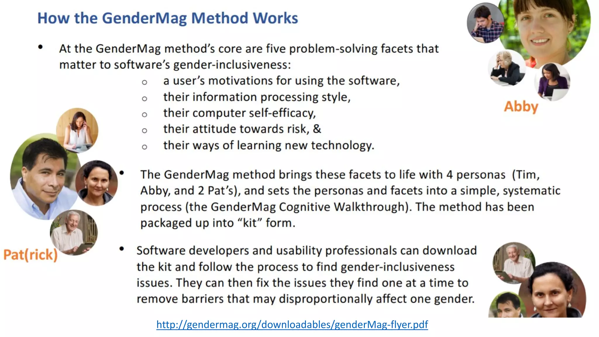 http://gendermag.org/downloadables/genderMag-flyer.pdf
 