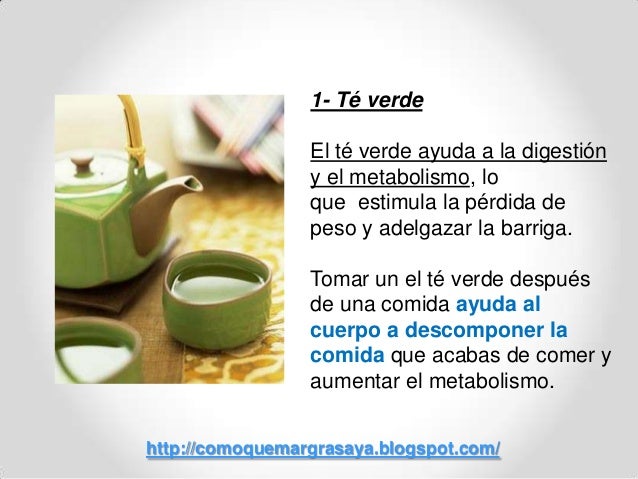 Infusiones para adelgazar barriga Infusiones para adelgazar barriga
