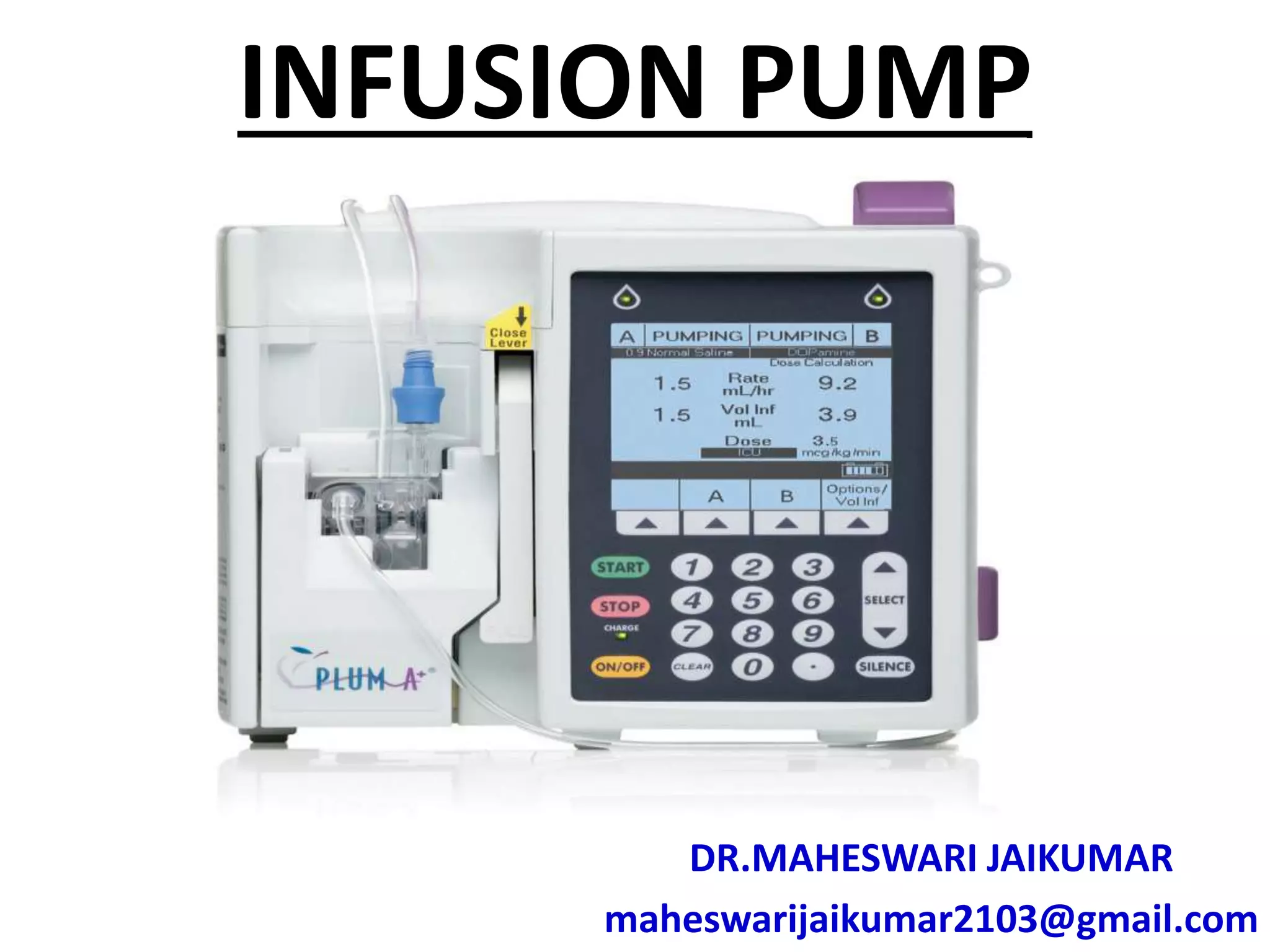 INFUSION PUMPS PPT