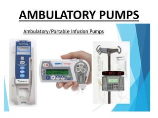 AMBULATORY PUMPS
 