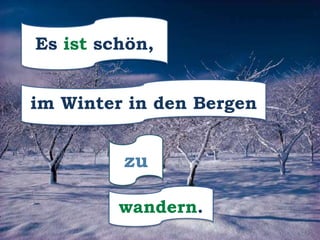 Ausdrücke
mit
Adjektiven
Infinitiv mit “zu”
 