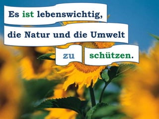 bewundern zu können.
einen Sonnenuntergang
Es ist herrlich,
 