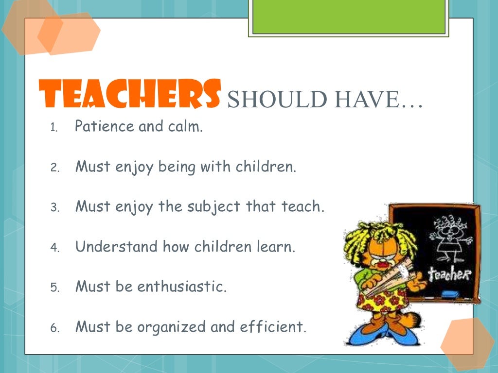 Skills Should Have To Be A Teacher