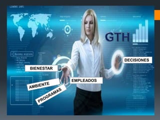 BIENESTAR
EMPLEADOS
DECISIONES
 