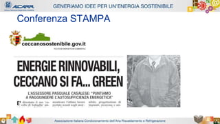 Autore - Affiliazione
Titolo relazione
Autore - Affiliazione
Conferenza STAMPA
 