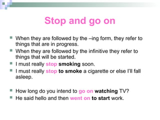 The ing-form (gerund)-or-infinitive form.ppt