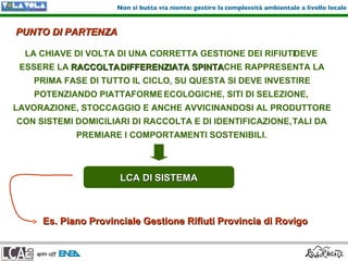 Ing. Francesca Falcone Spin Off Lca