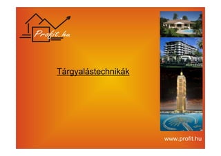 Tárgyalástechnikák 
 