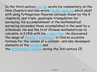 CHİNESE MATHEMATCS | PPTX