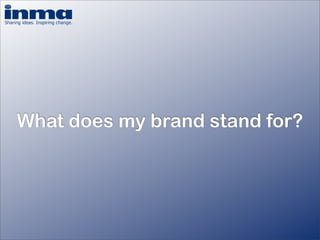 How important is your brand? - Inge Van Gaal