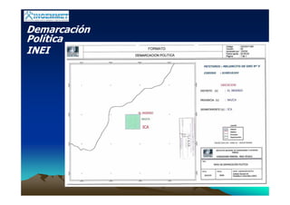 Demarcación
Política
INEI
 