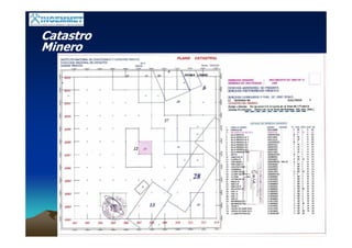 Catastro
Minero
 