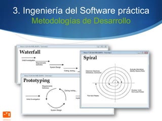 3. Ingeniería del Software práctica
    Metodologías de Desarrollo
 