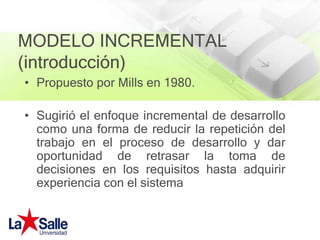 Ingeniería de software modelo incremental