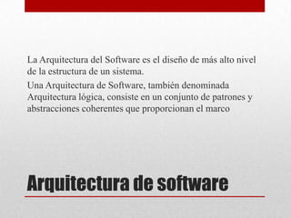 Ingeniería de software - Descripción, características, modelos