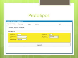 Prototipos
 